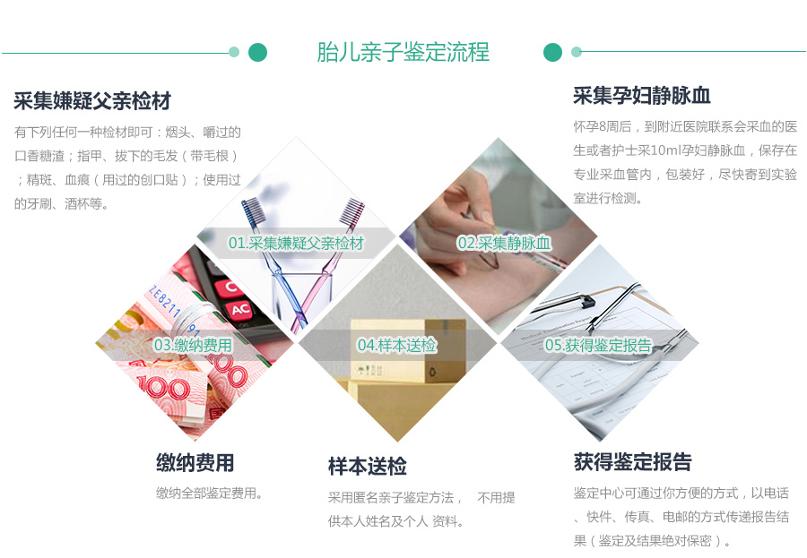 胎儿无创亲子鉴定样本